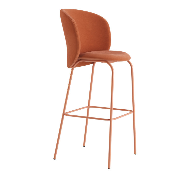 Стул барный Lilo Exclusive Terracotta Velvet1